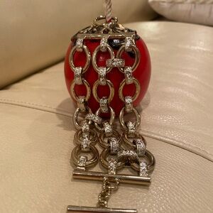 Gold Tone Multi-Chain Toggle Bracelet